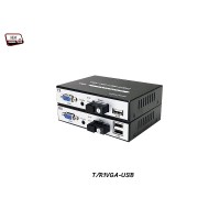 VGA To FIBER Extender 1080p + USB + Audio 20KM