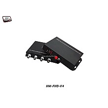 Fiber Optic Video Converter 4 Channel 1080p