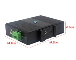 Gigabit IND Switch HUB 16 LAN + 2SFP (Full)