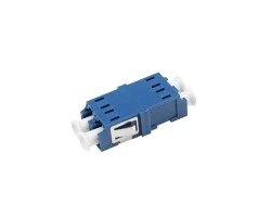 ตัวต่อหัวไฟเบอร์ LC-LC (UPC) DX SM BLUE