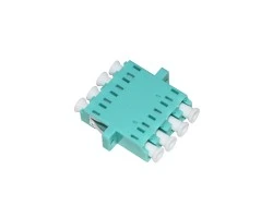ตัวต่อหัวไฟเบอร์ LC-LC (UPC) Quad MM OM3
