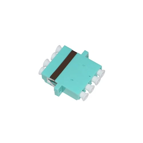 ตัวต่อหัวไฟเบอร์ LC-LC (UPC) Quad MM OM3