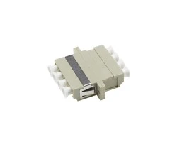 ตัวต่อหัวไฟเบอร์ LC-LC (UPC) Quad MM OM1, OM2