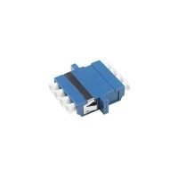 ตัวต่อหัวไฟเบอร์ LC-LC (UPC) Quad SM BLUE ตัวต่อหัวไฟเบอร์ LC-LC (UPC) Quad SM BLUE