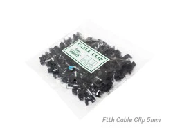กิ๊บตอกสายไฟเบอร์ออฟติก FTTH Flat Type 1-6 Core
