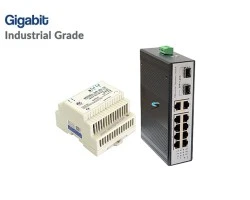 Gigabit IND Switch 10 Port + 2 SFP Uplink + IND Power