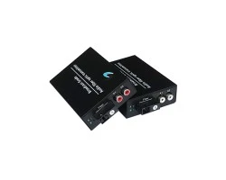 Audio 2 Channel To Fiber Converter 20KM