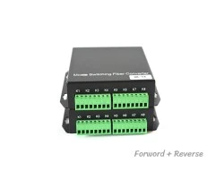 Dry Contact Switch 4 CH (Two-Way) To Fiber Converter