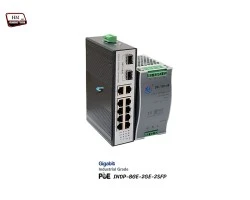 Gigabit Industrial PoE 8 Port + 2GE + 2 SFP + IND Power