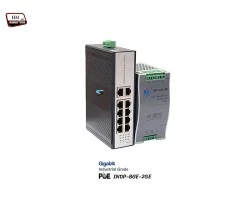 Gigabit Industrial PoE 8 Port + 2GE Uplink + IND Power