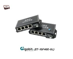 Gigabit Media Converter IN4 OUT4 VLAN Point To Point