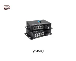 PCM Voice 4 Phone To Fiber Optic