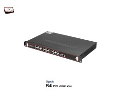 Gigabit POE Switch 24GE POE + 2GE (Rack)