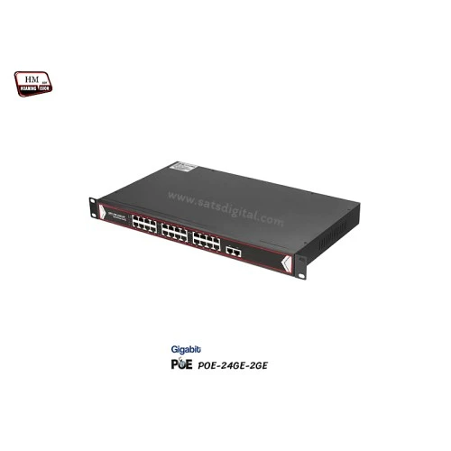 Gigabit POE Switch 24GE POE + 2GE (Rack)