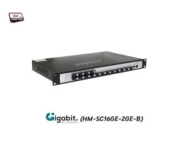 Gigabit Fiber Switch SC (B) 16 Port BIDI 3KM + 2GE