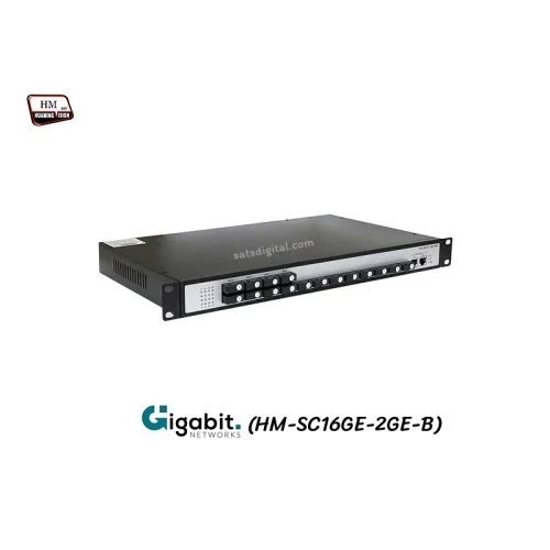 Gigabit Fiber Switch SC (B) 16 Port BIDI 3KM + 2GE