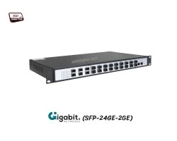 Gigabit FIBER SFP Switch 24 Port + 2 Gigabit Uplink