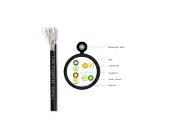 สายแลน CAT6 100 เมตร Outdoor มีสลิง LINK รุ่น US-9106MD-1