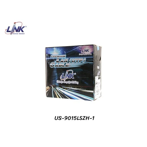 สายแลน Cat5E 100 เมตร LINK รุ่น US-9015LSZH-1