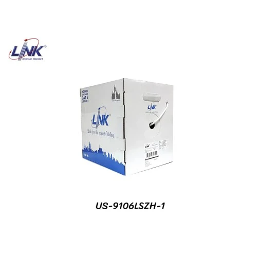 สายแลน Cat6 100 เมตร LINK รุ่น US-9106LSZH-1