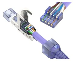 หัวแลน Cat7 FTP สำหรับสายแบบมีชีลด์