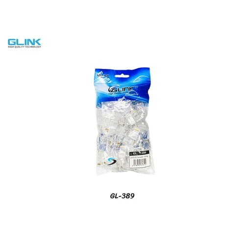 หัวแลน CAT6 UTP แบบทะลุ GLINK รุ่น GL-389 [100 ตัว]