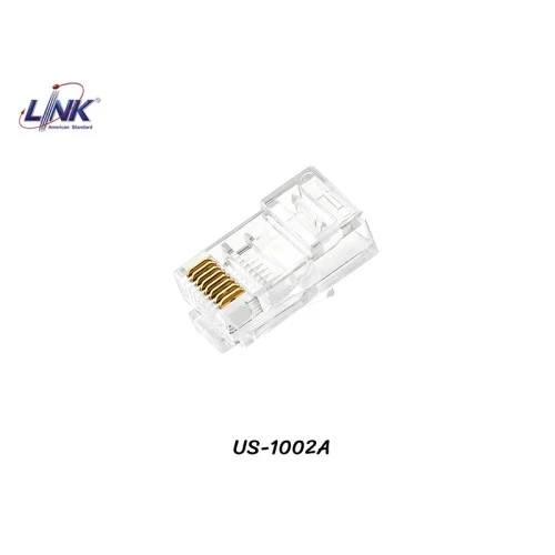 หัวแลน CAT6 UTP RJ45 LINK รุ่น US-1002A (10 ตัว)