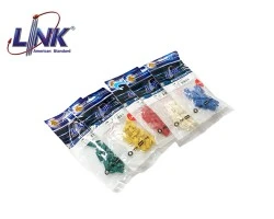 ยางครอบหัวแลน CAT6 สีฟ้า LINK รุ่น US-6624 (10 ชิ้น)