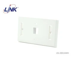 หน้ากากบล็อก 2X4 แลน 1 ช่อง LINK รุ่น US-2001AWH
