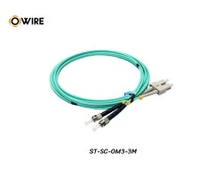 Patch Cord ST-SC MM OM3 Duplex ยาว 3 เมตร