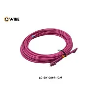 Patch Cord LC-LC MM OM4 Duplex ยาว 10 เมตร Patch Cord LC-LC MM OM4 Duplex ยาว 10 เมตร