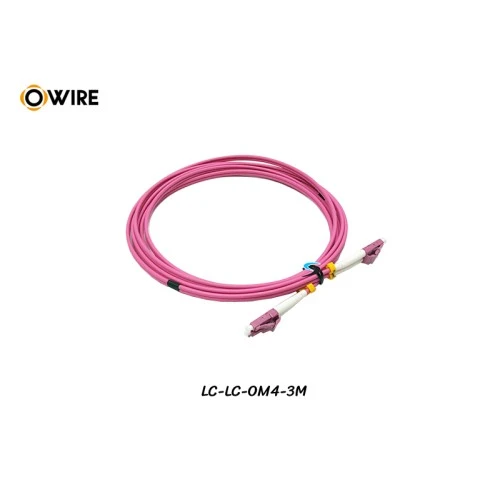 Patch Cord LC-LC MM OM4 Duplex ยาว 3 เมตร