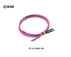 Patch Cord ST-LC MM OM4 Duplex ยาว 3 เมตร