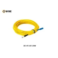 Patch Cord SC-FC (UPC) SM Simplex ยาว 20 เมตร Patch Cord SC-FC (UPC) SM Simplex ยาว 20 เมตร