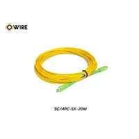 Patch Cord SC-SC (APC) SM Simplex ยาว 20 เมตร Patch Cord SC-SC (APC) SM Simplex ยาว 20 เมตร