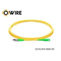 Patch Cord SC-FC (APC) SM Simplex ยาว 3 เมตร Patch Cord SC-FC (APC) SM Simplex ยาว 3 เมตร