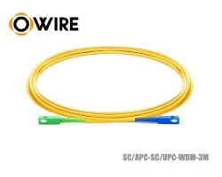 Patch Cord SC/APC-SC/UPC SM Simplex ยาว 3 เมตร