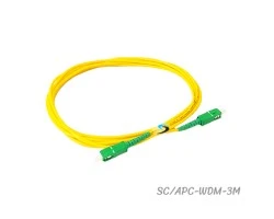 Patch Cord SC-SC (APC) SM SX [PVC] ยาว 3 เมตร