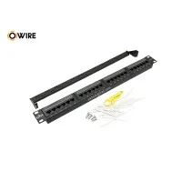 OWIRE PATCH PANEL CAT6 24 PORT 1U OWIRE PATCH PANEL CAT6 24 PORT 1U
