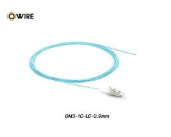 Pigtail 1 Core LC/UPC MM OM3 0.9mm ยาว 1.5 เมตร