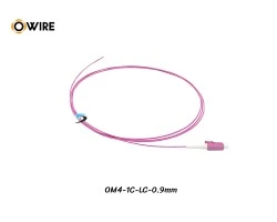 Pigtail 1 Core LC/UPC MM OM4 0.9mm ยาว 1.5 เมตร
