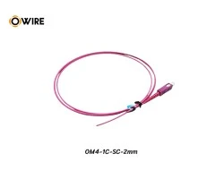Pigtail 1 Core SC/UPC MM OM4 2mm ยาว 1.5 เมตร