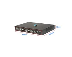 Gigabit PoE Switch 24GE POE + 2GE (small)