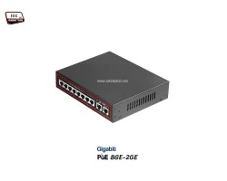 Gigabit PoE Switch 8 Port + 2 LAN GE Uplink