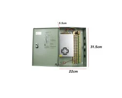 Power Supply 12V/20A แบบตู้ GLINK รุ่น GIPS-006