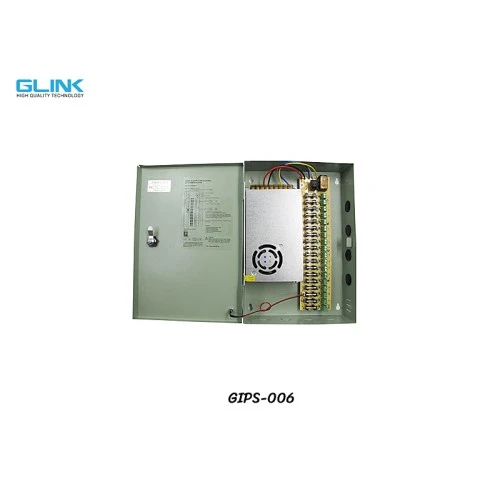 Power Supply 12V/20A แบบตู้ GLINK รุ่น GIPS-006