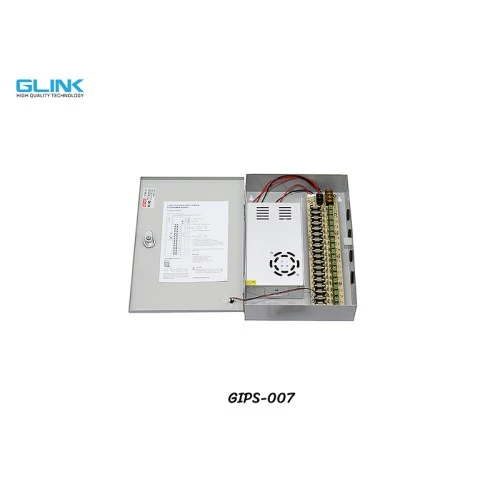 Power Supply 12V/30A แบบตู้ GLINK รุ่น GIPS-007
