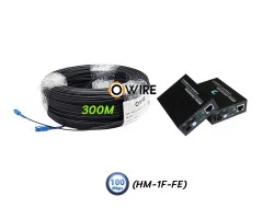 สายไฟเบอร์ออฟติก 1 Core 300 เมตร + Media BIDI 10/100