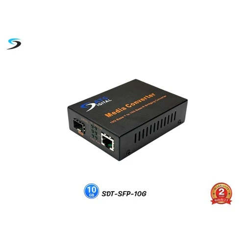 10G SFP+ Port Media Converter รุ่น SDT-SFP-10G