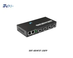 Gigabit Fiber SFP Switch 4 Port + 2GE